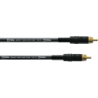 CORDIAL CPDS1CC C‚ble coaxial 75 O 2 x RCA - 0,22 mm≤ - 1 m