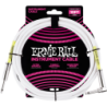 Cable ERNIE BALL 6049 Jack/jack coudÈ 3m blanc