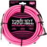 ERNIE BALL 6083 C‚ble Jack / jack coudÈ 5,5m rose fluo