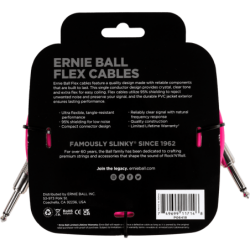 Flex cable ERNIE BALL 6418 Jack/jack 6m rose