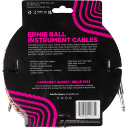 ERNIE BALL 6430 C‚ble Jack / jack 5,5m Emerald Argyle