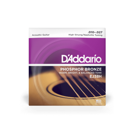 Cordes D'Addario EJ38H Phosphore Bronze Nashville Tuning 10-27
