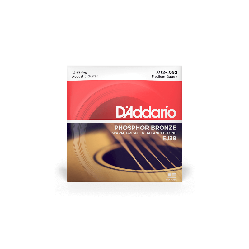 Cordes D'Addario 12 cordes Phosphore Bronze 12 - 52
