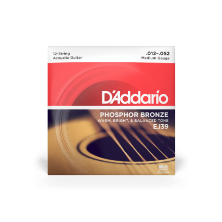 Cordes D'Addario 12 cordes Phosphore Bronze 12 - 52