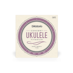 Cordes titane ukulele D'Addario EJ87C Concert