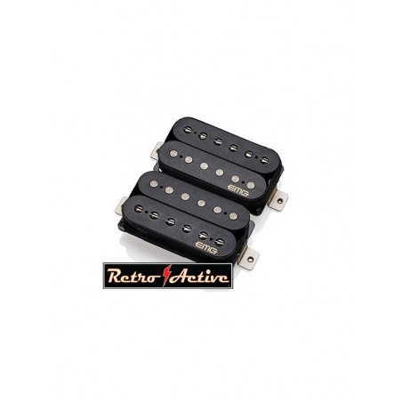 Set EMG Retro Active Fat 55 open coil Noir