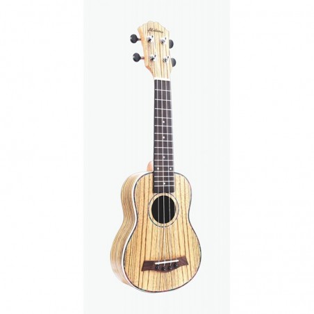 UKULELE CONCERT ALABAMA ZEBRANO avec housse