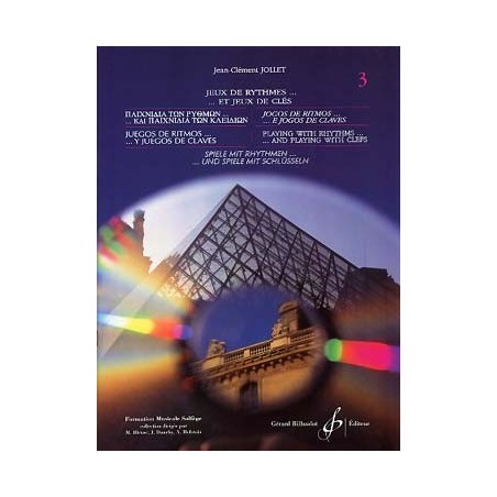 PARTITIONS JEAN CLEMENT JOLLET jeux de rythme et de cle vol 3