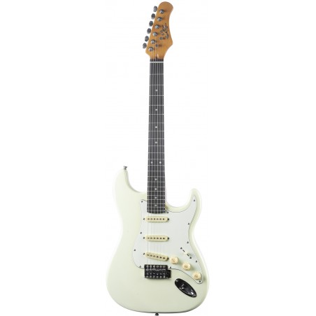 Guitares EKO ST300 WH Type Strat Vintage Olympic White