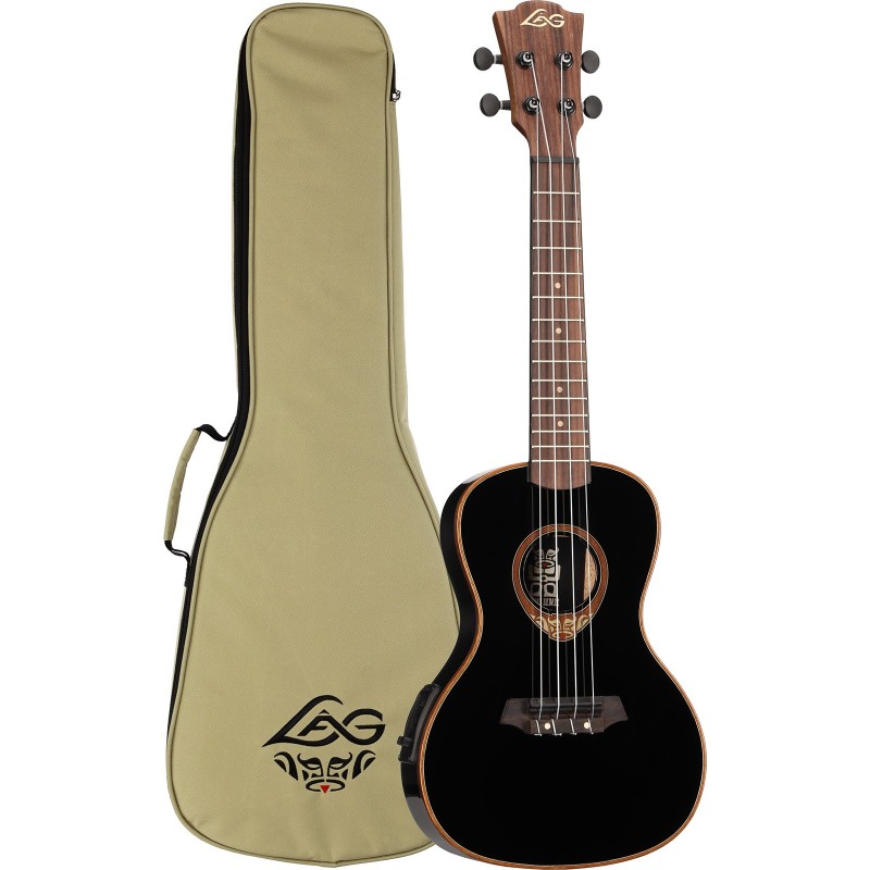 Ukulele Concert Electro Lag TKU118CE Table massive avec housse