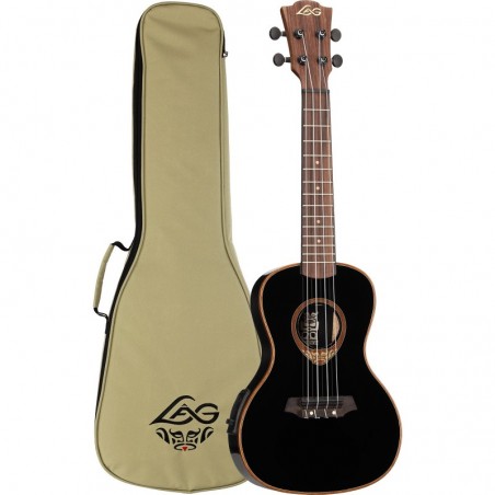 Ukulele Concert Electro Lag TKU118CE Table massive avec housse