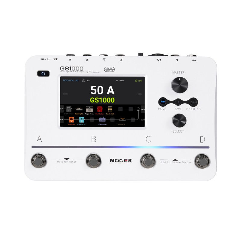 PÈdalier Multi effets guitare / basse MOOER GS1000
