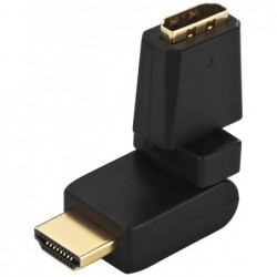 Adaptateur HDMI , 2 x 180∞ coudable