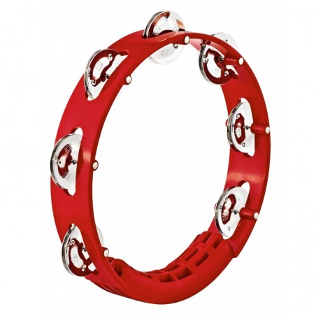 TAMBOURIN MEINL ABS ROUGE 20CM 1 RangÈe de cymbales