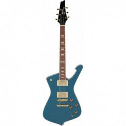 Guitare Èlectrique Ibanez IC420-ABM Antique Blue Metallic avec housse