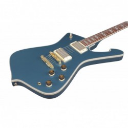 Guitare Èlectrique Ibanez IC420-ABM Antique Blue Metallic avec housse