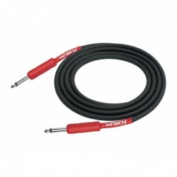CABLE GUITARE KIRLIN 3M JACK JACK ROUGE