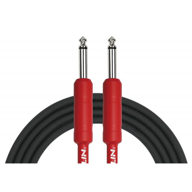 CABLE GUITARE KIRLIN 6M JACK JACK ROUGE