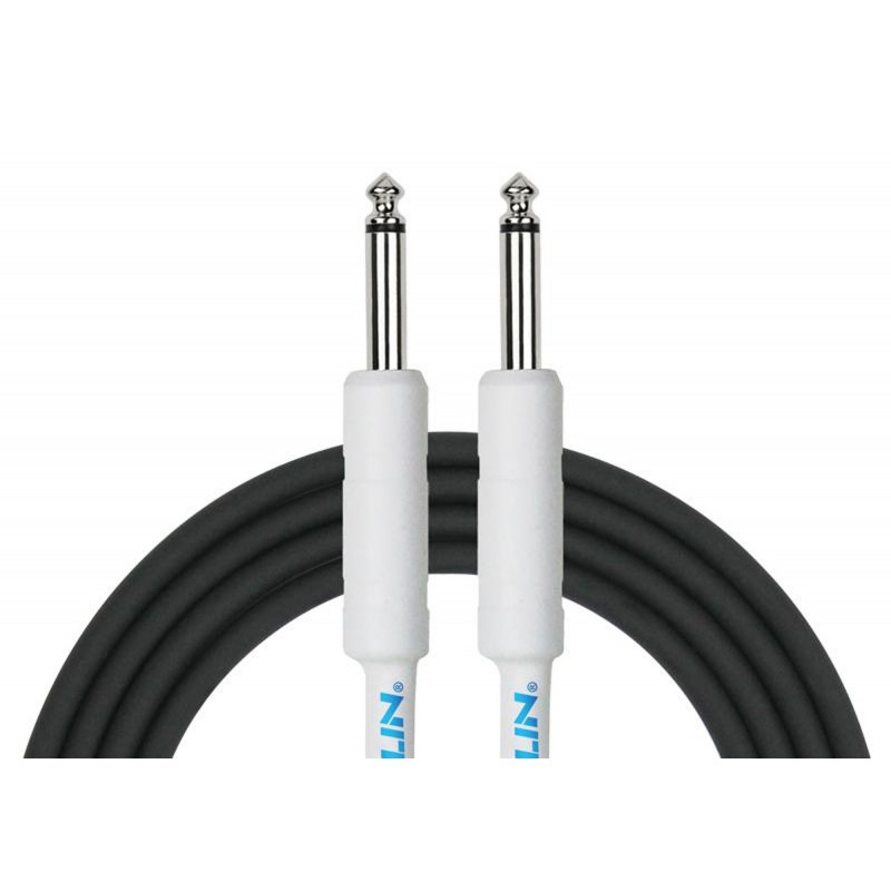 CABLE GUITARE KIRLIN 6M JACK JACK BLANC
