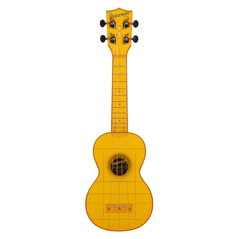 Ukulele Kala Waterman, Soprano - Amber Yellow Transparent