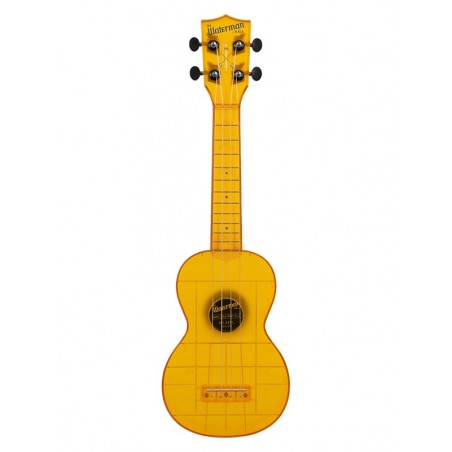Ukulele Kala Waterman, Soprano - Amber Yellow Transparent