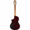 Guitare Èlectro classique MARTINEZ Hispania Cognac + housse