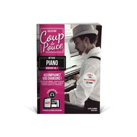 PARTITIONS DENIS ROUX COUP DE POUCE PIANO VOL1 - Nouvelle Edition