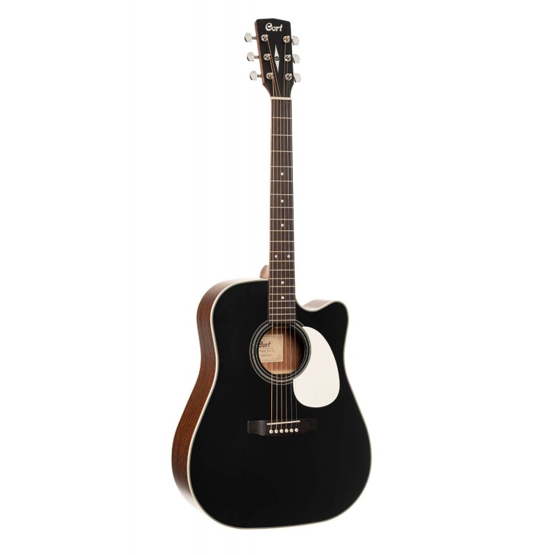 GUITARE CORT MR500F CEDRE NOIR SATINE DREADNOUGHT