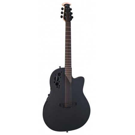 Ovation Elite TX Mid Cutaway Black Textured