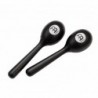 MARACAS OEUF MEINL 6 PLASTIQUE NOIR