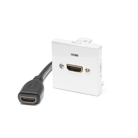 Tesca - HDMI Femelle vers HDMI Femelle de 0,2 m