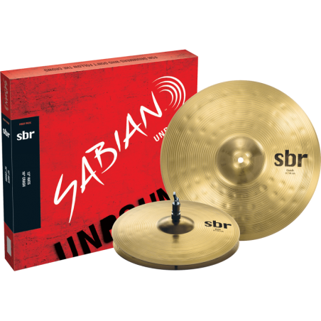 PACK CYMBALES SBR HH13 CRASH 16 SET HARMONIQUE - SABIAN