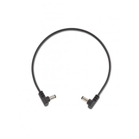 ROCKBOARD C‚ble d'alimentation plat coudÈ/coudÈ - 30 cm - Black