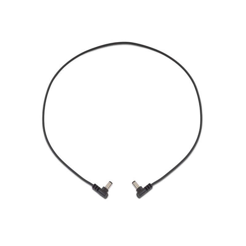 ROCKBOARD C‚ble d'alimentation plat coudÈ/coudÈ - 60 cm - Black