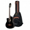 Guitare classique slim gaucher Ortega R145 EpicÈa Noir