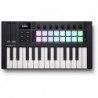 NOVATION LAUNCHKEY-MN25-MK4 Clavier maitre 25 mini-touches, 16 pads, 8 encodeurs, Ècran OLED