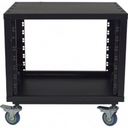 RACK 8U 19P (ROULETTES) IR-8 - ALGAM AUDIO