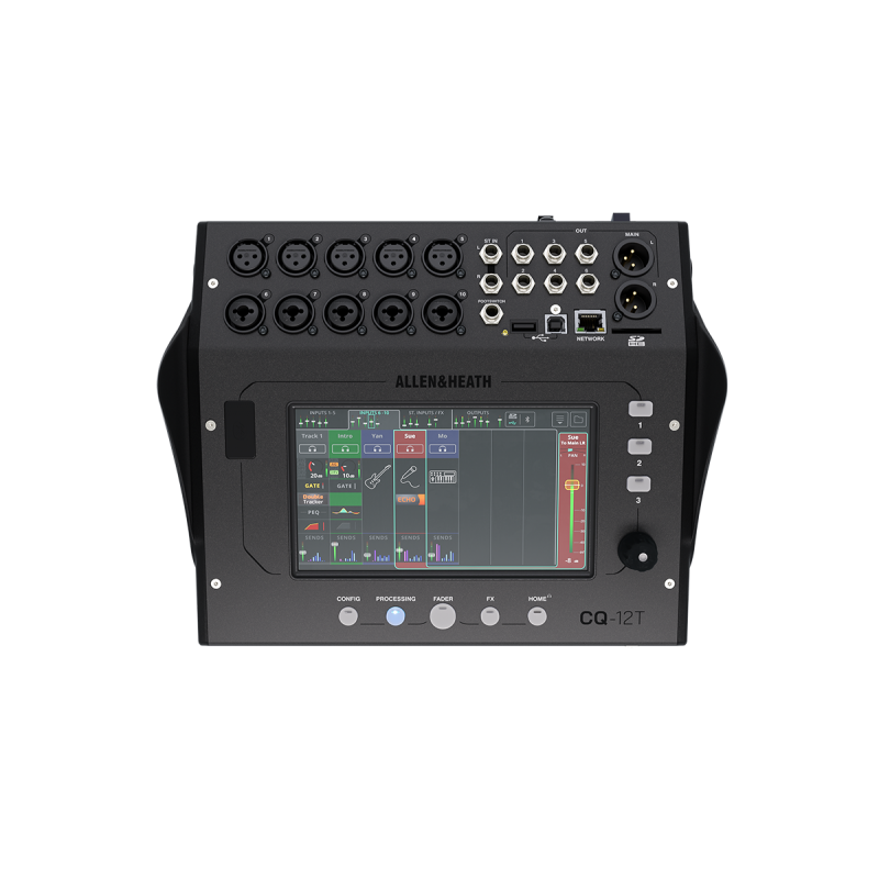 ALLEN & HEATH CQ-12T Table de mixage - Console numÈrique compacte 12 canaux Bluetooth tactile 7