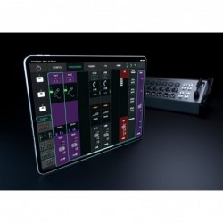 Table de mixage ALLEN & HEATH CQ-20B Consoles compactes - Console numÈrique 20 canaux Bluetooth format rack