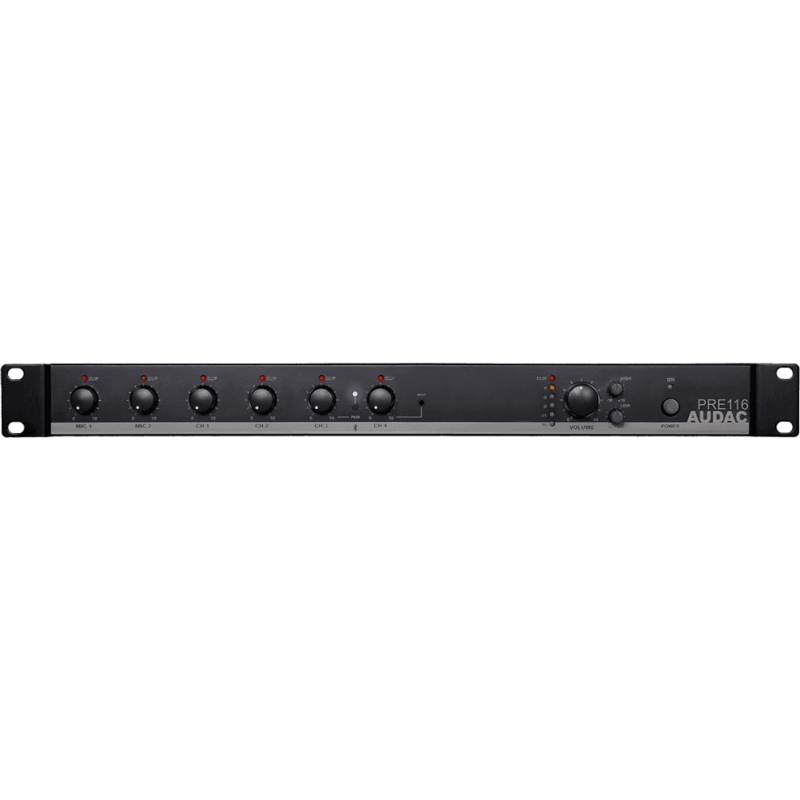 PRE AMPLI MIXAGE (6IN+BT) PRE116 - AUDAC