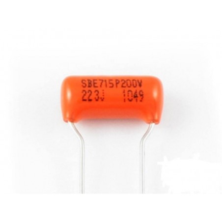CAPACITORS SPRAGUE ORANGE DROP .022mfd 200 VOLTS