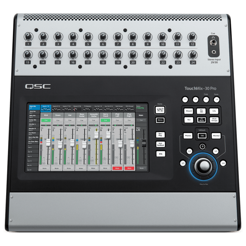 CONSOLE DE MIXAGE NUMERIQUE TOUCHMIX-30PRO - QSC