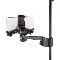 Support de tablette K&M - 19796 Fixation par serrage pour pied de micro