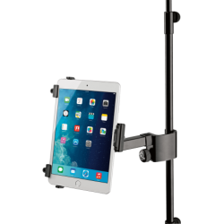 Support de tablette K&M - 19796 Fixation par serrage pour pied de micro