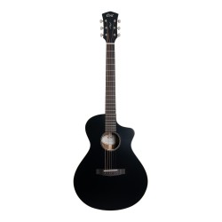 Cort CORE-MC Ovangkol Noir – Guitare Électro-Acoustique Table Massive