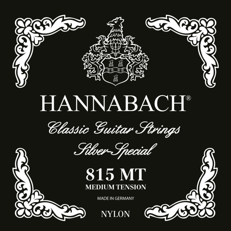 Hannabach 815 MT – Cordes Guitare Classique Tension Moyenne