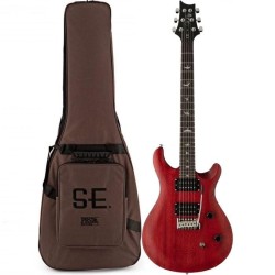 PRS SE CE24 Standard Satin Stoptail Vintage Cherry | Guitare électrique PRS