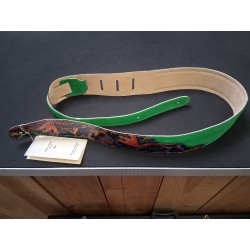 Bretelle guitare artisanale Patrick Blésès – Fabrication française