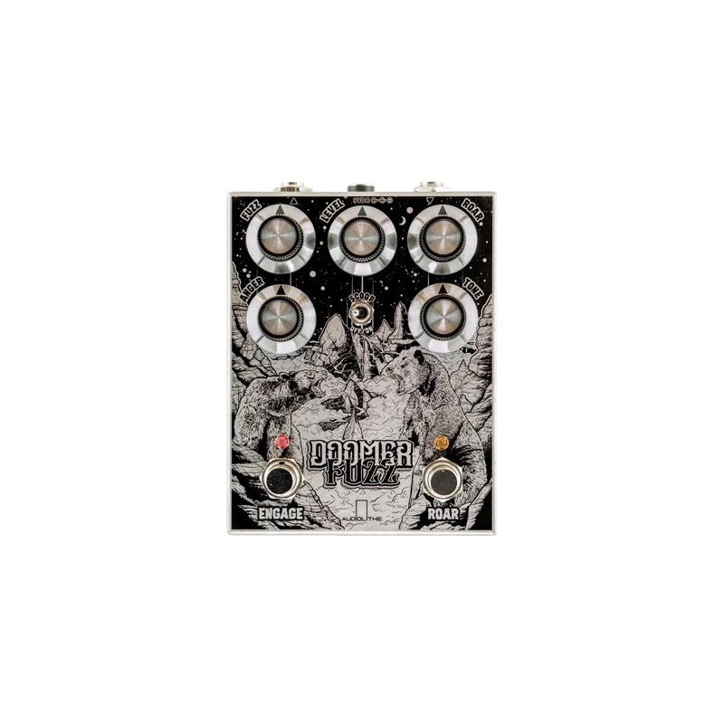 Audiolithe Doomer Fuzz V2 - Double Fuzz rageuse avec boost de gain / volume