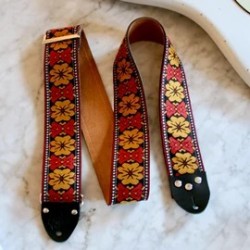 Tom's Vintage Strap – Sangle de Guitare Vintage hippie